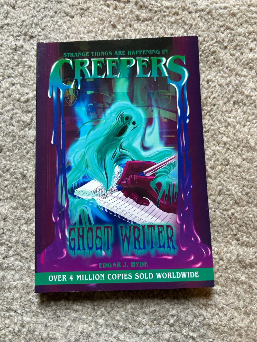 Ghost Writer Kids Paperback Book - Purple/Teal Cover by Edgar J. Hyde